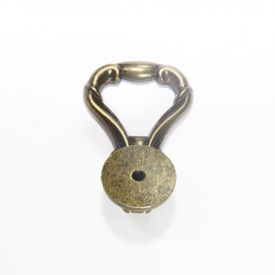 1338 Ручка-кнопка старая бронза